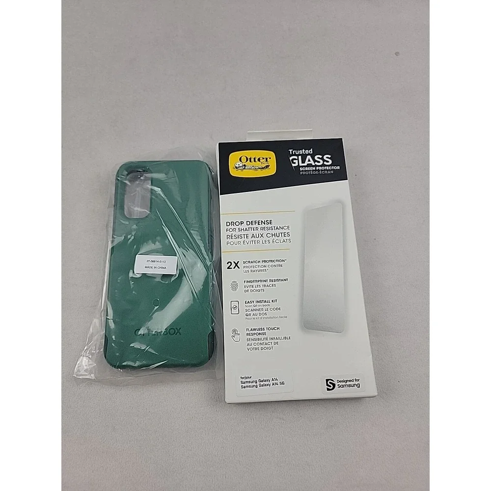 Otterbox Trusted Glass Drop Defense Screen Protector And Case Samsung Galaxy A14